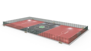 Уличная спортиная площадка УСП-5. Проект-рендер